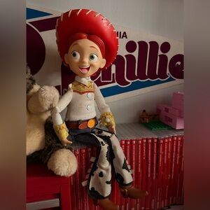 Talking Jessie pull string doll